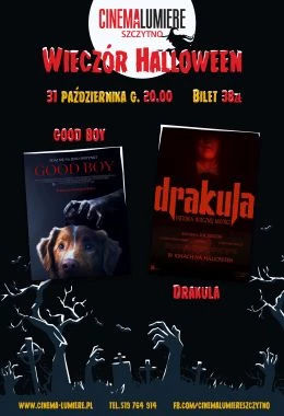 WIECZÓR HALLOWEEN: Good Boy + Drakula. Historia wiecznej miłości (napisy)